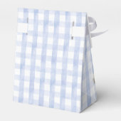Ballotins Silly Goose Blue Gingham Baby Shower (Arrière)