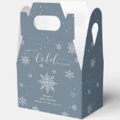Ballotins Silver Blue Magical Winter Snowflake Baby Shower (Ouvrir)