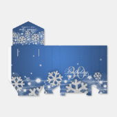 Ballotins Silver Blue Winter 30e anniversaire Merci (Déplié)