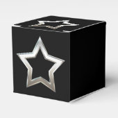 Ballotins Silver brillant Forme étoile Outline Design numéri (Verso)