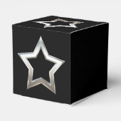 Ballotins Silver brillant Forme étoile Outline Design numéri (Arrière)