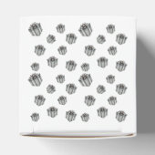 Ballotins Silver Gift Boxes Elegant Holiday Premium Party (Haut)