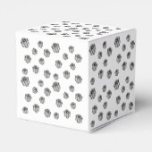 Ballotins Silver Gift Boxes Elegant Holiday Premium Party (Arrière)