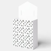 Ballotins Silver Gift Boxes Elegant Holiday Premium Party (Ouvert)