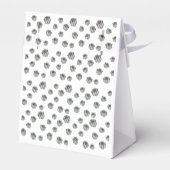 Ballotins Silver Gift Boxes Elegant Holiday Premium Party (Arrière)