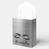 Ballotins Silver Glitter Sparkle Eyelashes Monogram (Ouvert)