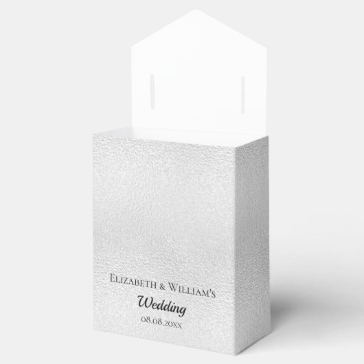 Ballotins Silver merci mariage (Ouvert)