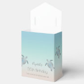 Ballotins Silver Sea Turtles Custom Birthday Thank You (Ouvert)