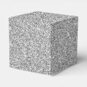 Ballotins Silver Sparkle Glitter Monogram Name & Initial (Arrière)