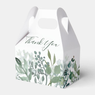 Ballotins Silvery Green Eucalyptus boîte de mariage Faveur