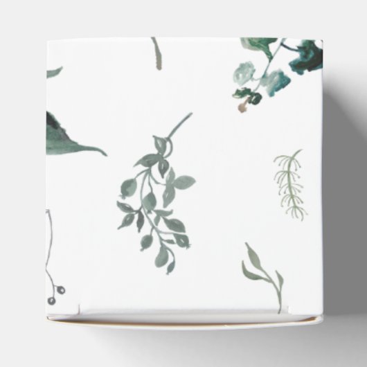 Ballotins Silvery Green Eucalyptus boîte de mariage Faveur (Haut)