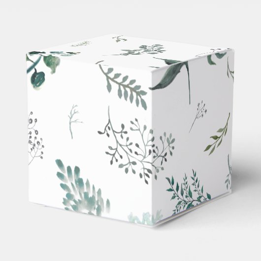 Ballotins Silvery Green Eucalyptus boîte de mariage Faveur (Arrière)