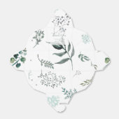 Ballotins Silvery Green Eucalyptus boîte de mariage Faveur (Déplié)