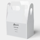 Ballotins simple blanc noir classique edi bat mitzvah (Ouvert)