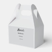 Ballotins simple blanc noir classique edi bat mitzvah (Verso)