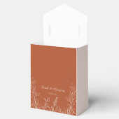 Ballotins Simple Boho Floral Terracotta (Ouvert)