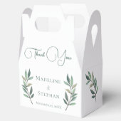 Ballotins Simple Botanique Eucalyptus Feuille Mariage de aut (Ouvert)