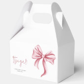 Ballotins Simple C'est un Baby shower de garçon rose (Verso)