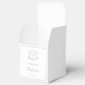 Ballotins Simple croix rose florale Cube (Ouvert)