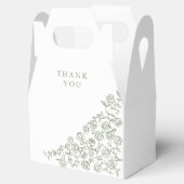 Ballotins Simple Delicate Floral Timeless Sage Mariage vert (Ouvert)