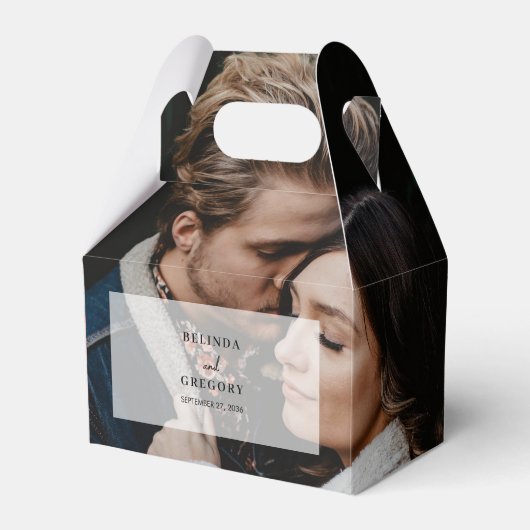 Ballotins Simple Elegant 2 Photo Overlay Script Mariage (Verso)