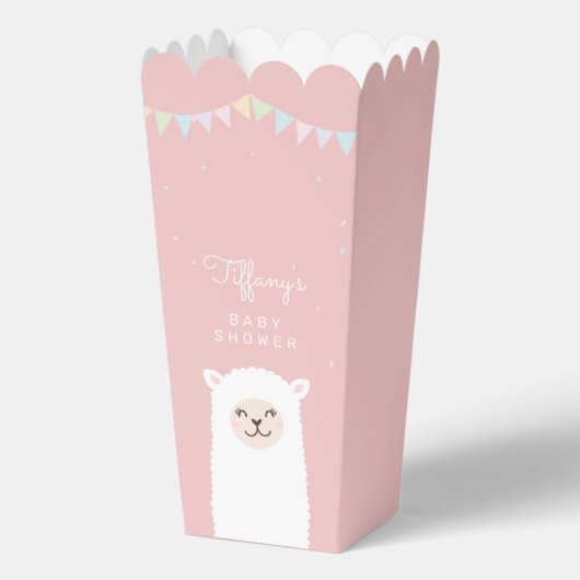 Ballotins Simple Elegant Douce Alpaca Llama Baby shower fill (Verso)