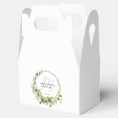 Ballotins Simple, élégant, monogramme mariage eucalyptus (Ouvert)