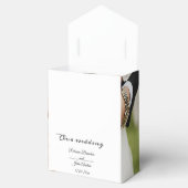 Ballotins Simple Élégant Script Photo Party de mariage (Ouvert)