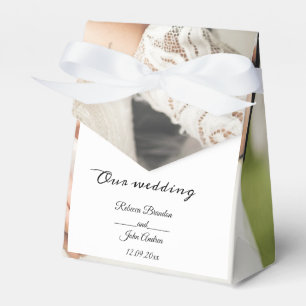 Ballotins Simple Élégant Script Photo Party de mariage