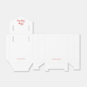 Ballotins Simple élégante boîte de fête de Noël (Déplié)