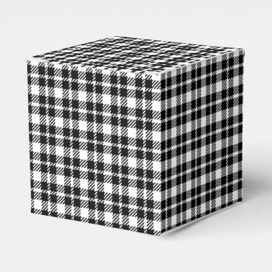 Ballotins Simple en noir et blanc en vichy motif (Verso)