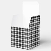Ballotins Simple en noir et blanc en vichy motif (Ouvert)