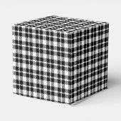 Ballotins Simple en noir et blanc en vichy motif (Arrière)