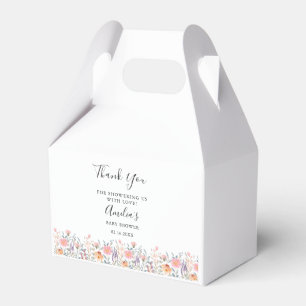 Ballotins Simple Fête de Bébé Jardin Floral Aquarelle