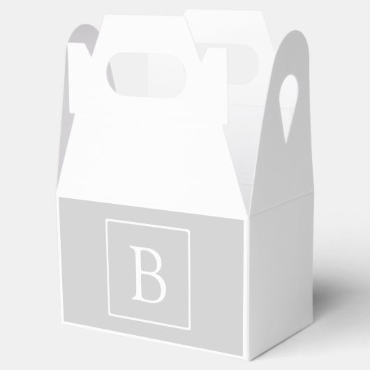 Ballotins Simple Light Grey monogram (Ouvert)