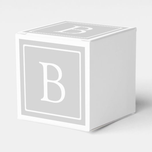 Ballotins Simple Light Grey monogram (Verso)