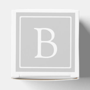 Ballotins Simple Light Grey monogram