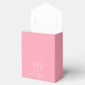Ballotins Simple mariage Faveur Boîtes rose (Ouvert)