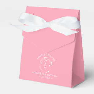 Ballotins Simple mariage Faveur Boîtes rose