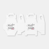 Ballotins Simple Mère de la mariée Mariage | Boîte de faveur (Déplié)