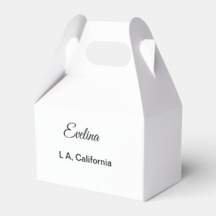 Ballotins Simple minimal ajoutez votre nom texte lieu ville