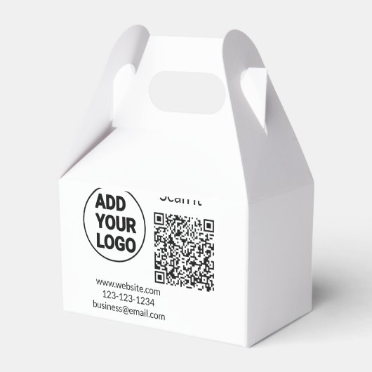 Ballotins Simple minimum q r code ajouter logo code d'analys (Verso)