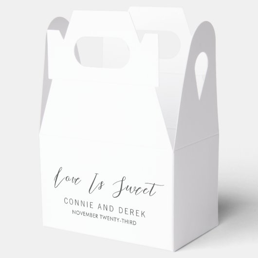 Ballotins Simple Modern Wedding (Ouvert)