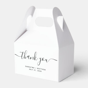 Ballotins Simple Moderne Minimaliste Merci Mariage