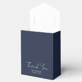 Ballotins Simple moderne Oh Baby Baby shower bleu marine (Ouvert)