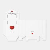 Ballotins Simple moderne Red Heart Mariage blanc (Déplié)