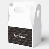 Ballotins Simple monogramme ajouter votre nom lettre man min (Ouvert)