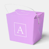 Ballotins Simple Monogramme | Dégradé Rose/Violet Subtil (Arrière)