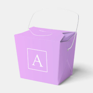 Ballotins Simple Monogramme Dégradé Rose/Violet Subtil