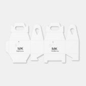 Ballotins Simple monogramme minimal ajouter le phot du plan (Déplié)